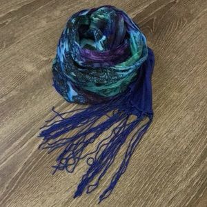 Chico’s fringe scarf